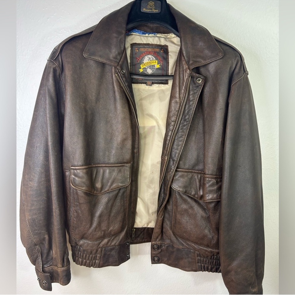 Vintage adventure bound leather jacket!